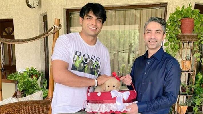 Abhinav Bindra Meets India's Golden Boy Neeraj Chopra Abhinav Bindra Meets India's Golden Boy Neeraj Chopra