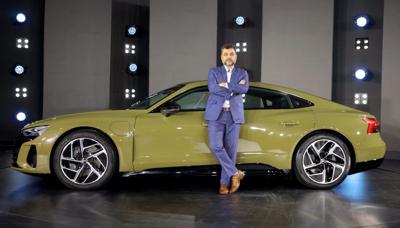 Audi India amps up electric vehicle drive with the launch of Indias first electric supercars