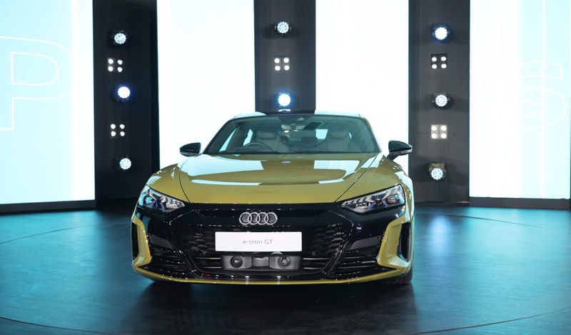 Audi India amps up electric vehicle drive with the launch of Indias first electric supercars