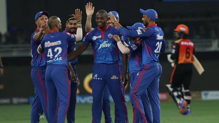 Sunrisers Hyderabad batted first and score 134 runs against Delhi Capitals in IPl 2021 at UAE spb Sunrisers Hyderabad batted first and score 134 runs against Delhi Capitals in IPl 2021 at UAE spb