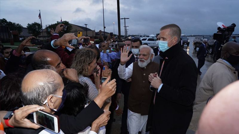 Prime Minister Narendra Modi US visit, Modi warmly welcomed in Washington