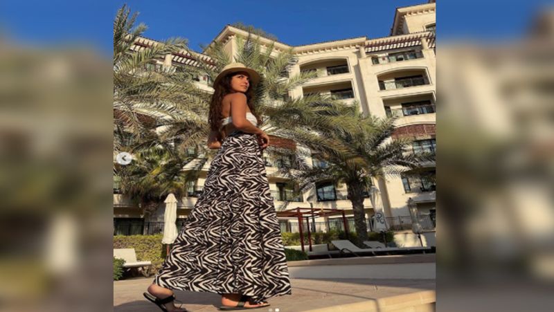 IPL 2021: Hardik Pandya wife Natasa Stankovic Enjoys on beach, shore beautiful pictures