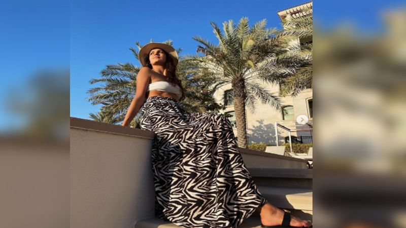 IPL 2021: Hardik Pandya wife Natasa Stankovic Enjoys on beach, shore beautiful pictures