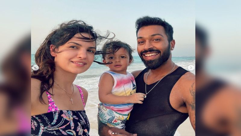 IPL 2021: Hardik Pandya wife Natasa Stankovic Enjoys on beach, shore beautiful pictures