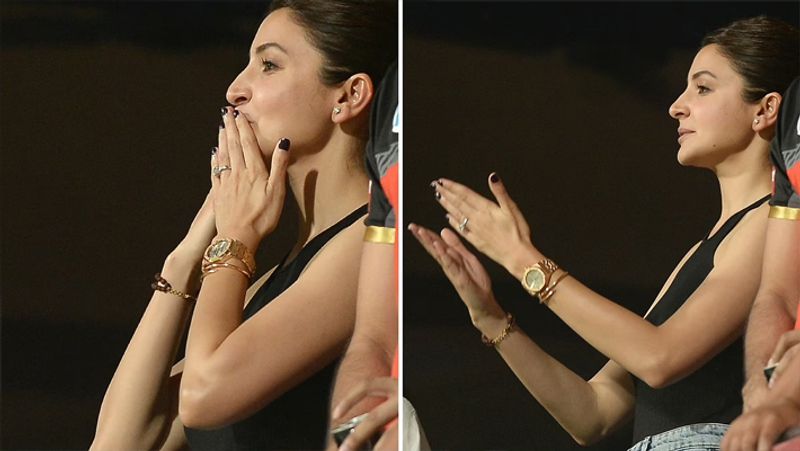 Anushka Sharma Cheered For Virat Kohli During IPL, see pictures