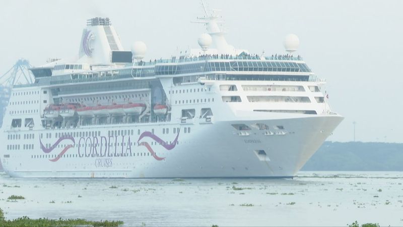 Luxury ship MV Empress in Kochi awakens domestic tour with 1200 passengers