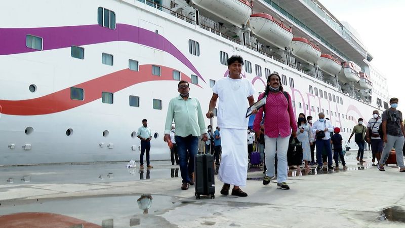 Luxury ship MV Empress in Kochi awakens domestic tour with 1200 passengers