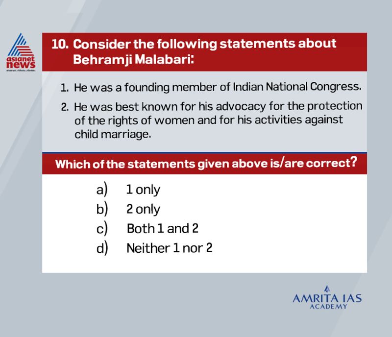 Civil Services Exam who is Behramji Malabari
