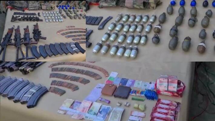 Terror Hideout Busted In Jammu & Kashmir's Ramban District; Arms And Ammunition Recovered Terror Hideout Busted In Jammu & Kashmir's Ramban District; Arms And Ammunition Recovered