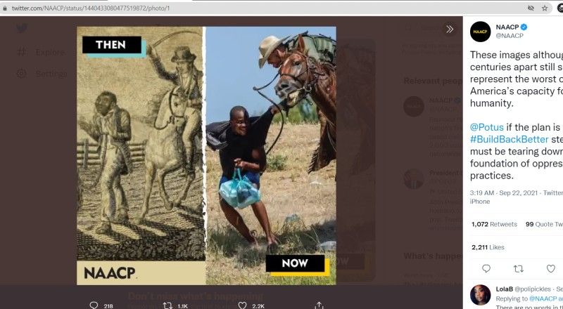 Shocking images of horse mounted US police officers whipping Haitian migrants on US Mexico border