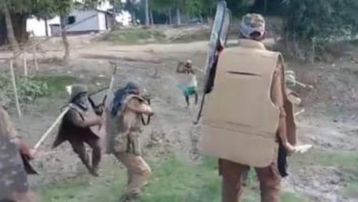 In Assam, two locals were killed in police firing In Assam, two locals were killed in police firing