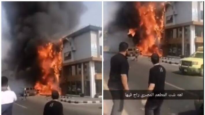restaurant gutted in fire in Jeddah Saudi Arabia restaurant gutted in fire in Jeddah Saudi Arabia