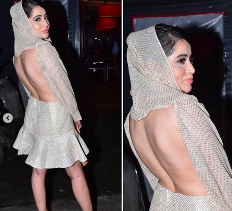 Urfi Javed gets trolled again for her backless dress dpl