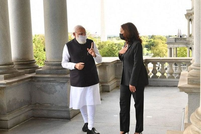 Modi US Visit, PM Narendra Modi and US Vice President Kamala Harris first meeting in Washington see photos