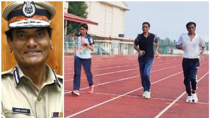 DGP Anil kant runs 16000 metre DGP Anil kant runs 16000 metre