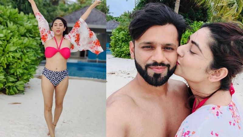 bade acche lagte hai 2 actress disha parmar enjoying vacation with husband rahul vaidya at maldives