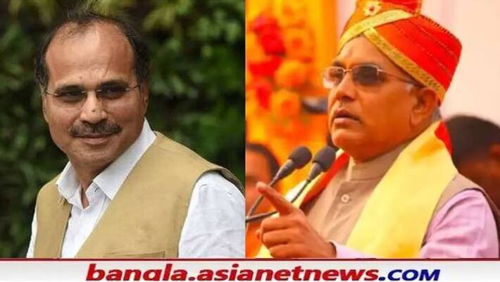 Dilip Ghosh urges Adhir Chowdhury to join BJP before By election RTB Dilip Ghosh urges Adhir Chowdhury to join BJP before By election RTB