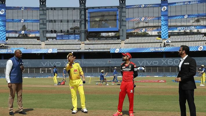 IPL 2021 CSK won toss and chose to field first against royal challengers bengaluru in Sharjah ckm IPL 2021 CSK won toss and chose to field first against royal challengers bengaluru in Sharjah ckm