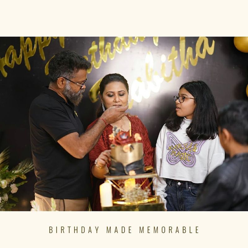 director sukumar wife thabitha sukumar birthday photos viral