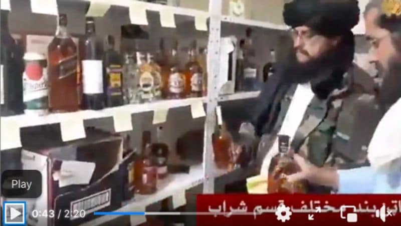 Fact check liquor bottles found at former Afghan minister house