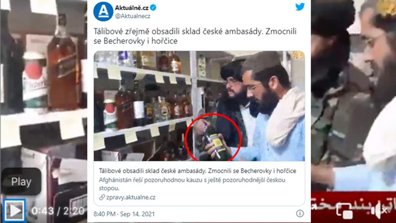 Fact check liquor bottles found at former Afghan minister house