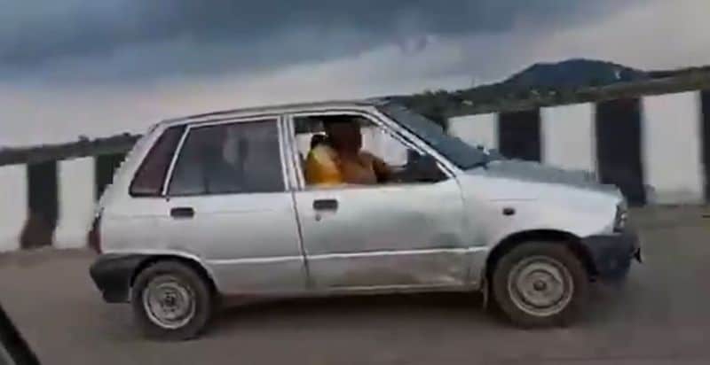 wow Amazing 90 year old Grandma drives Maruti 800 car video goes viral CM also praised