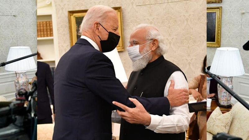 PM modi and joe biden at the white house analysis of body language during the meeting