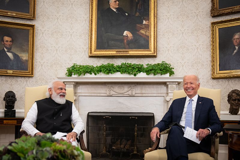 PM modi and joe biden at the white house analysis of body language during the meeting