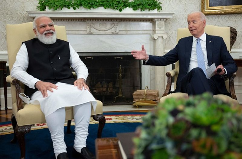 PM modi and joe biden at the white house analysis of body language during the meeting