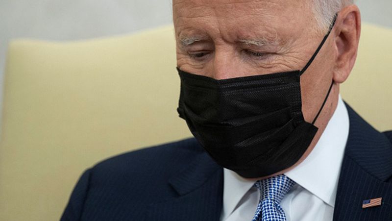 US President Joe Biden had brought notes during his meeting with PM Narendra Modi