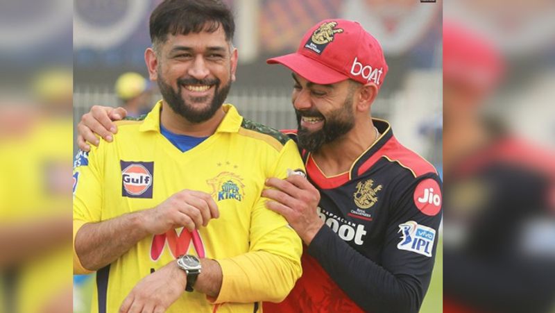 IPL 2021, RCB vs CSK: MS Dhoni and Virat Kohli's these photos will melt your heart, see here