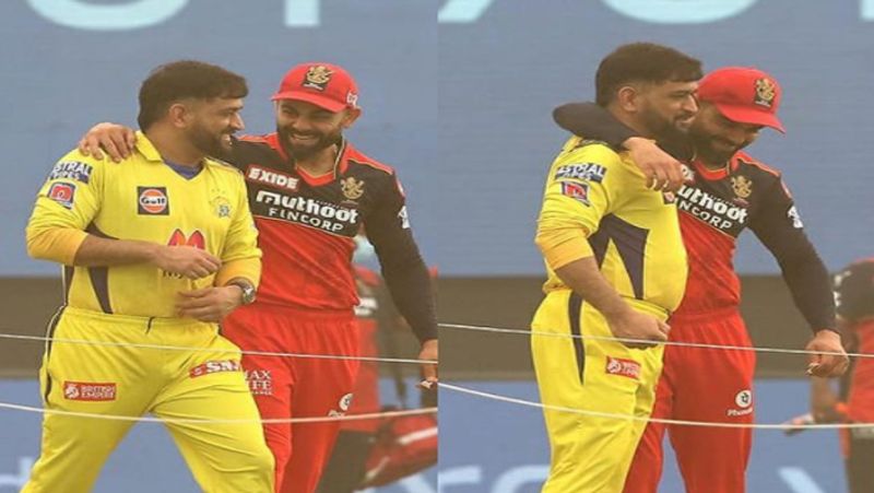 IPL 2021, RCB vs CSK: MS Dhoni and Virat Kohli's these photos will melt your heart, see here
