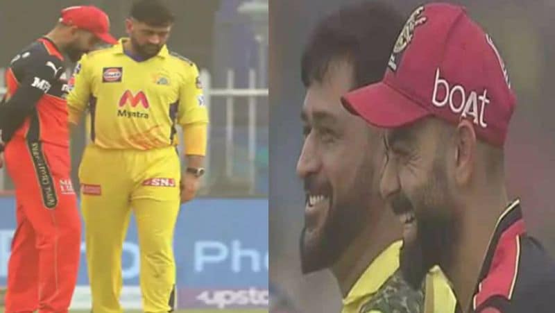 IPL 2021, RCB vs CSK: MS Dhoni and Virat Kohli's these photos will melt your heart, see here