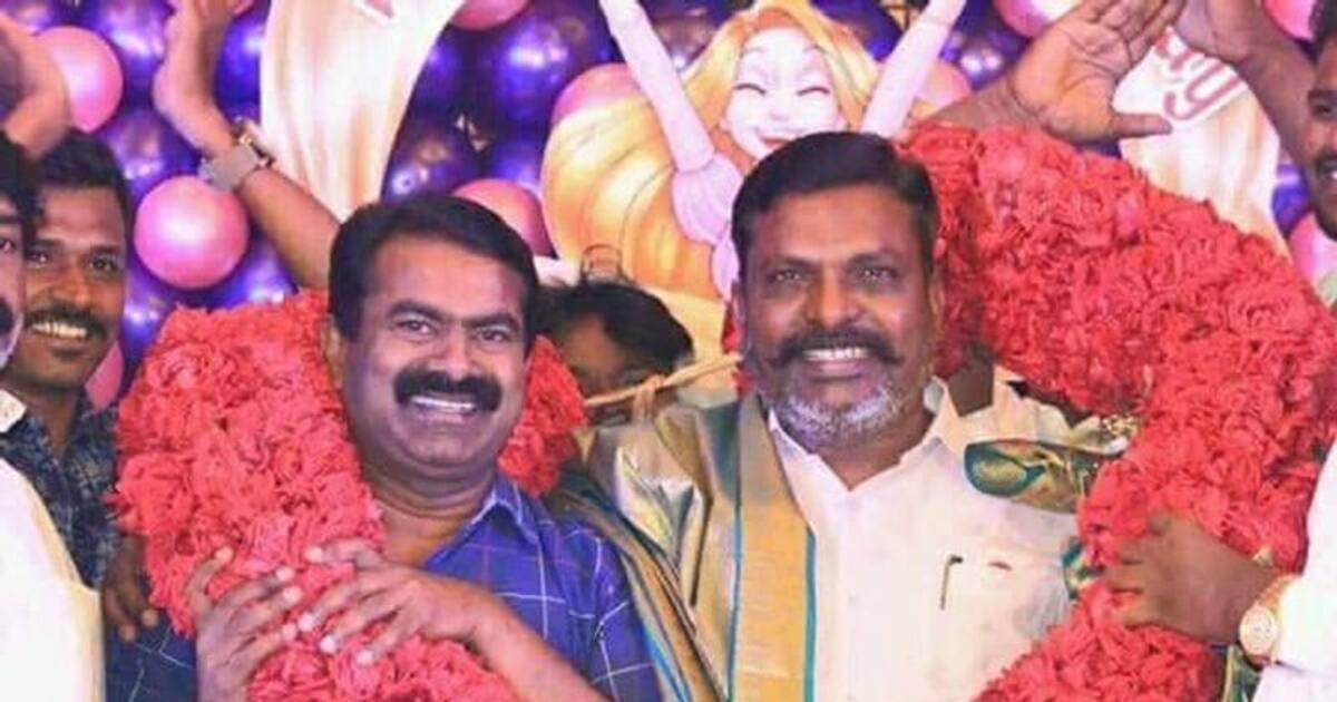 என் தம்பி டா...! சீமானுக்கு ஓங்கி குரல் கொடுத்த திருமாவளவன்.. கொக்கரிக்கும் நாம் தமிழர் தம்பிகள்.