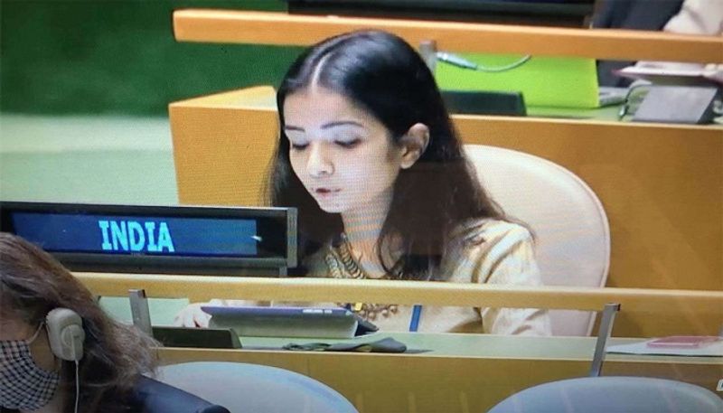 Sneha Dubey : know all about india's first secretary at UN who gave fiery reply to pakistan prime minister imran khan