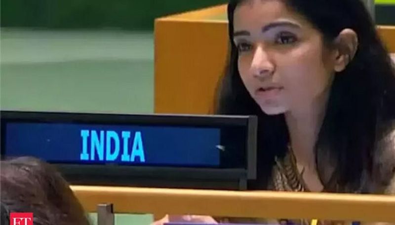 Sneha Dubey : know all about india's first secretary at UN who gave fiery reply to pakistan prime minister imran khan