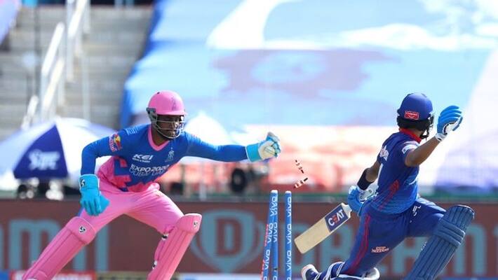 IPL 2021: Sanju Samson lightning stumping to dismiss Shreyas Iyer-Video IPL 2021: Sanju Samson lightning stumping to dismiss Shreyas Iyer-Video
