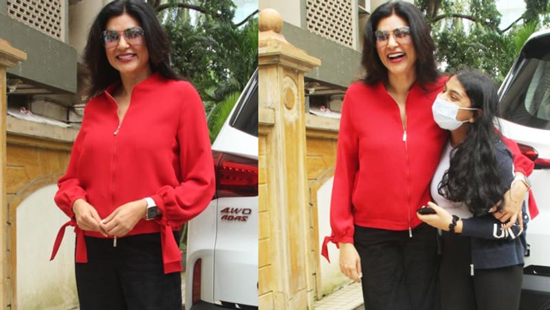 Sushmita Sen averts fall as she trips while posing for camera video goes viral BRD