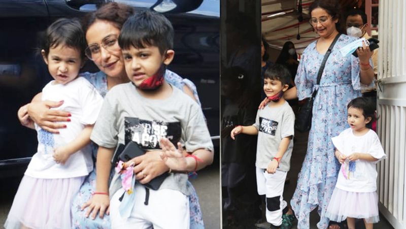 Dharmendra seen outside clinic, sushmita sen spotted posing in red and black dress