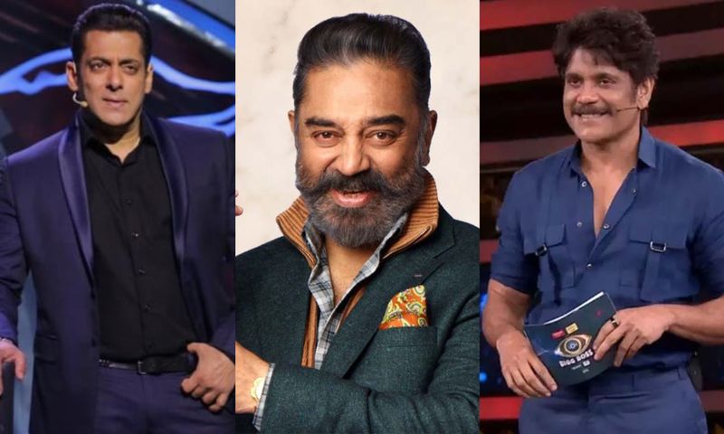bigg boss hosts shocking remunerations nagarjuna salman kamal haasans remunerations details