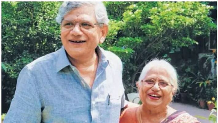 sitaram yechurys mother kalpakam yechury passes away sitaram yechurys mother kalpakam yechury passes away