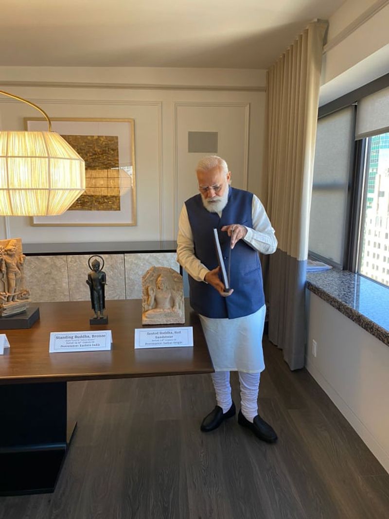 PM Modi to bring home 157 artefacts & antiquities from the US