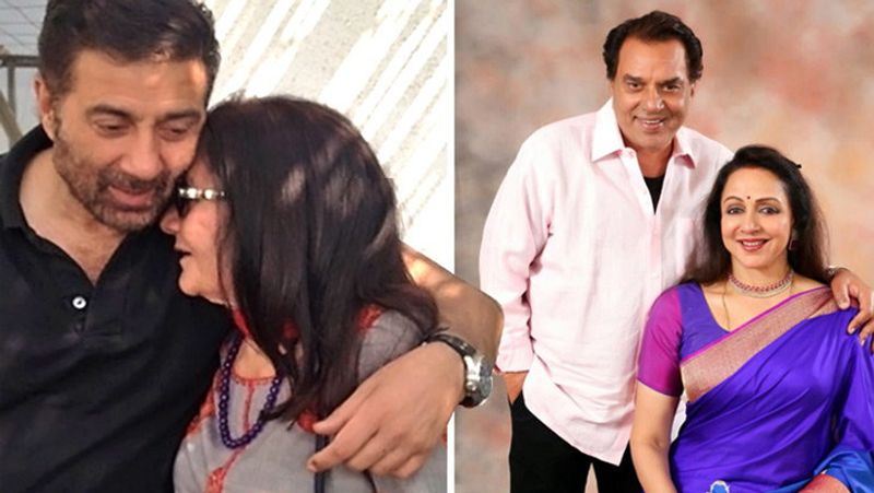 Sunny Deol was seen throwing snow on his mother Prakash kaur