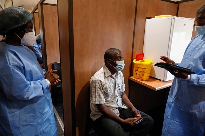 Transvaco train in South Africa takes doses to backward area