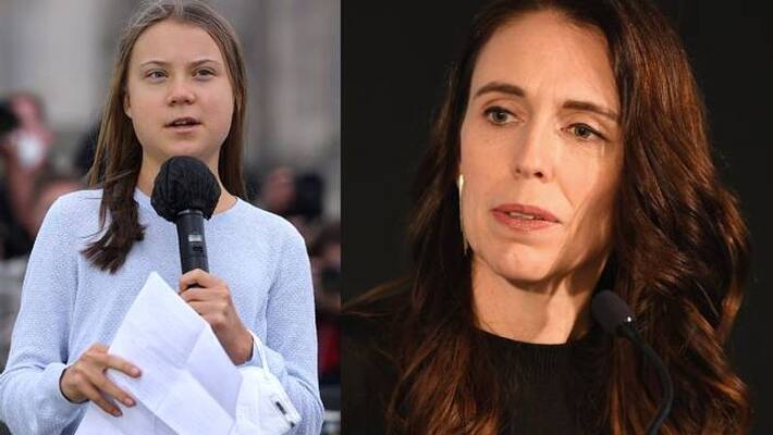 Greta Thunberg criticized Jacinda Ardern on climate change Greta Thunberg criticized Jacinda Ardern on climate change