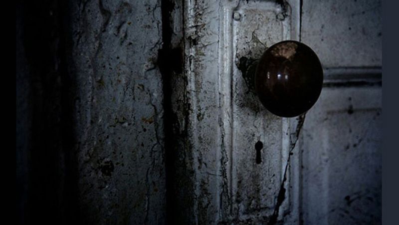 Britain couple found a secret door inside the house