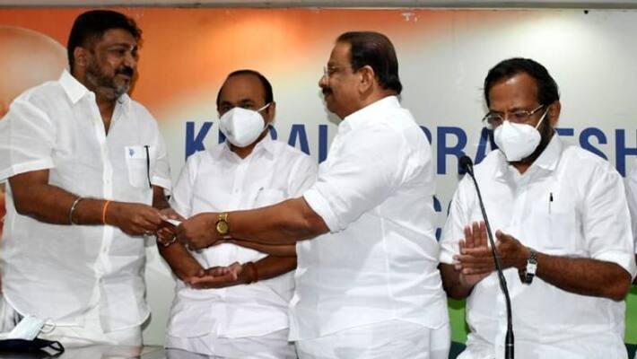Kodakara money laundering controversy Rishi Palpu expelled from BJP in Congress Kodakara money laundering controversy Rishi Palpu expelled from BJP in Congress