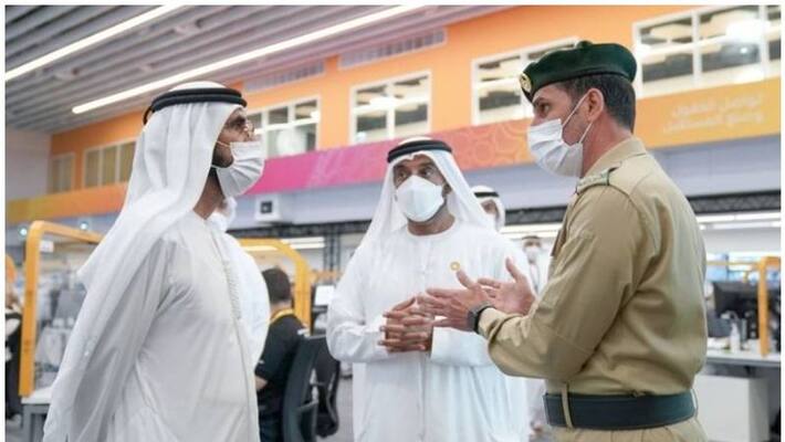 dubai ruler visits Expo 2020 operations room dubai ruler visits Expo 2020 operations room