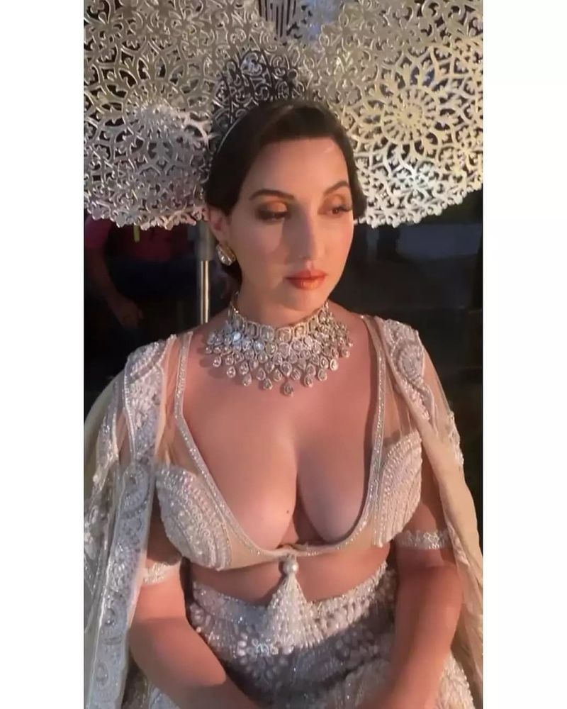 Bollywood actress Nora Fatehi brutally trolled for her bold cleavage revealing outfit BRd