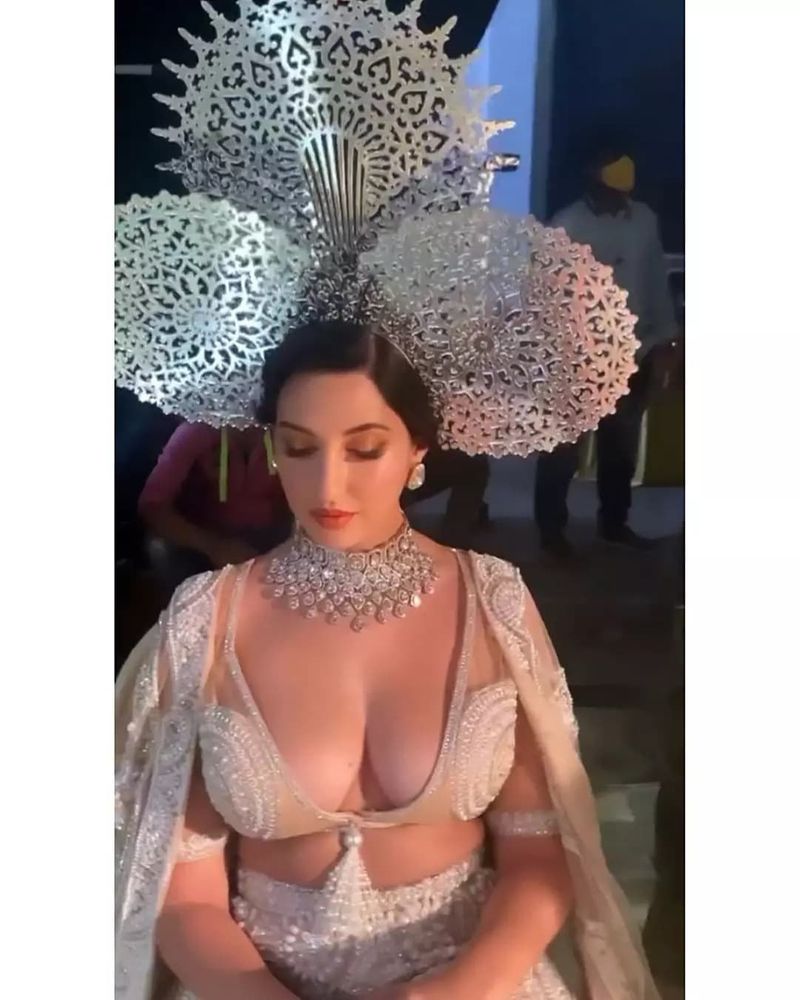 Bollywood actress Nora Fatehi brutally trolled for her bold cleavage revealing outfit BRd